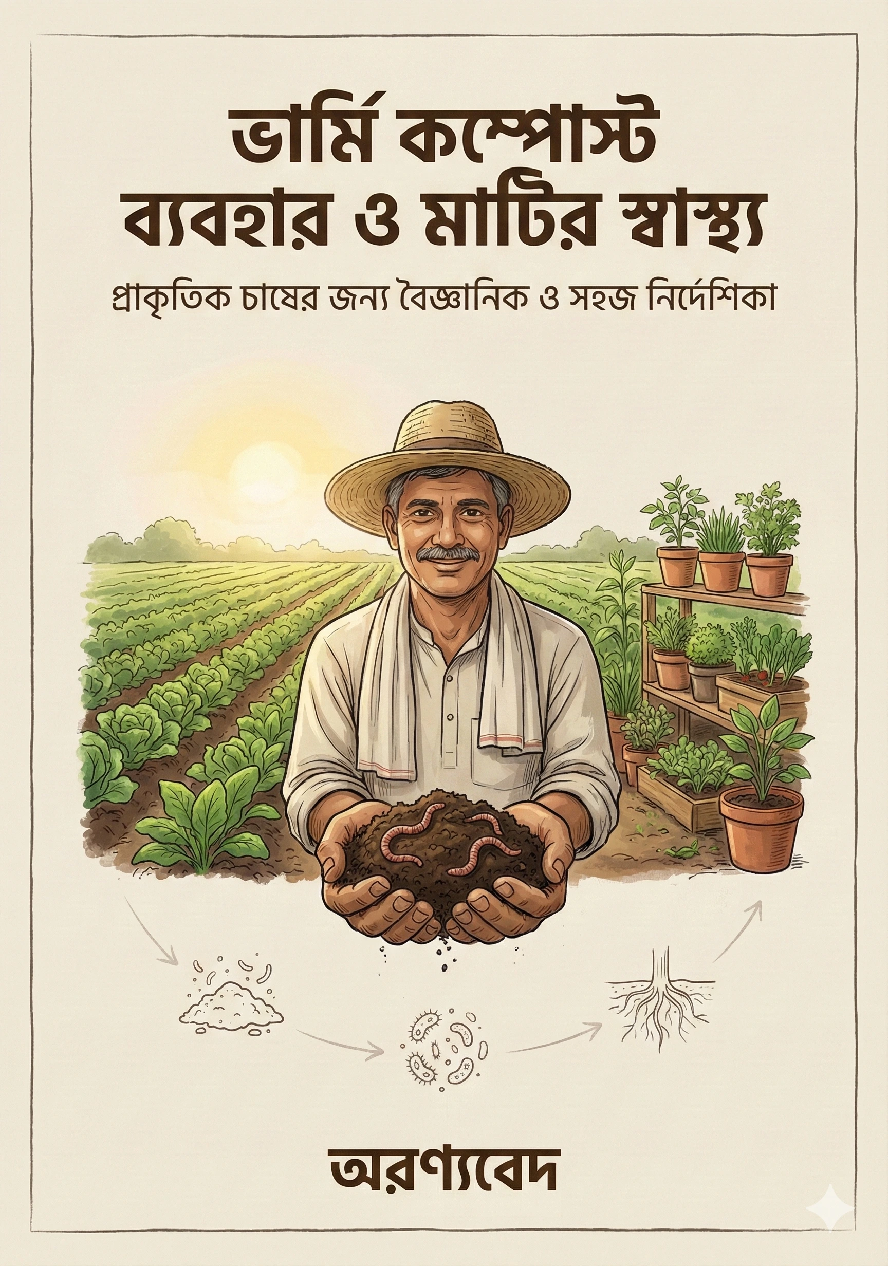 ভার্মিকম্পোস্ট ব্যবহার ও ৩ মাসের সবজি Cover